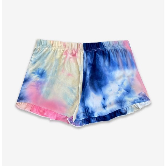 NWT Pixie Lane Tie-Dye Ruffle Shorts - Picture 3 of 7